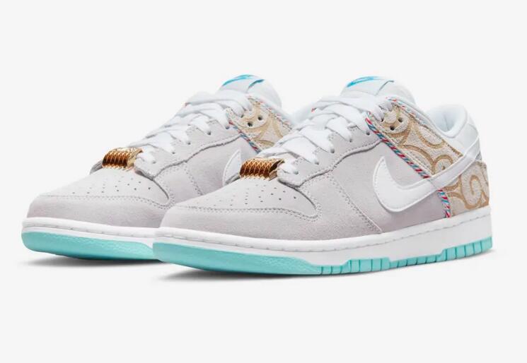 Men's Dunk Low Retro SE 'Barber Shop' Grey White Shoes 0272 Men's Dunk Low Retro SE 'Barber Shop' Grey White Shoes 0272